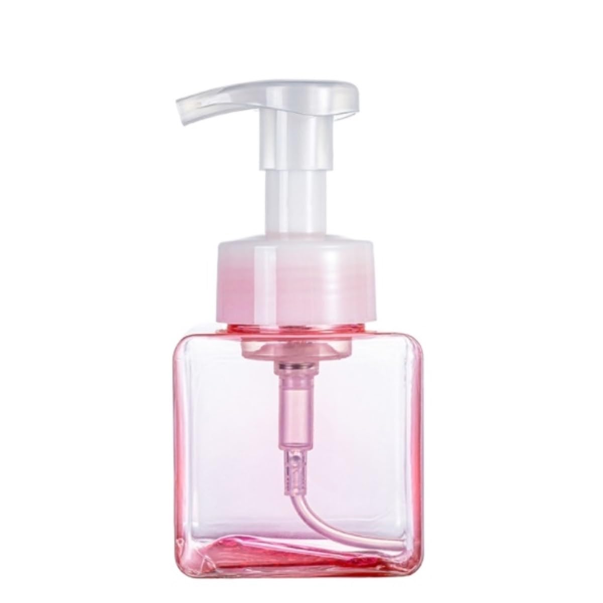 Accessori per Il Bagno Distributore di Sapone Liquido, Bottiglia Decorativa Vuota Ricaricabile con Pompa(Pink)