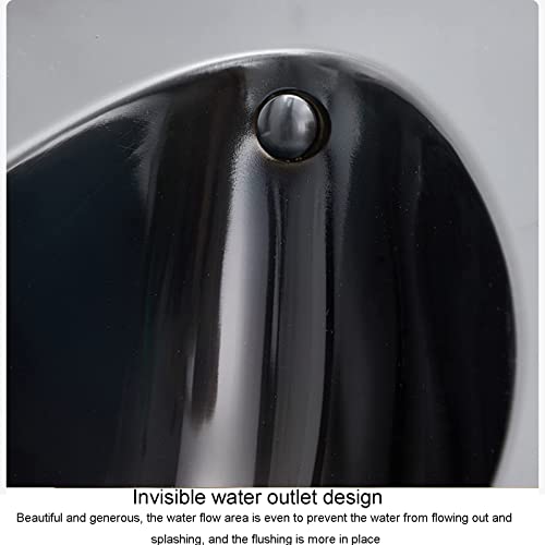 SSRURYWZ Wall-Mounted Male Urinal,Stainless Steel Smart Sensor Urinal Small Vertical Toilet for Bars, Shopping Malls, Scenic Spots,Clubhouses, Public Toilets, Ships (A)