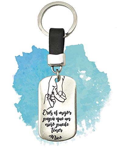 Llavero Eres mejor papá niño puede tener Regalo
