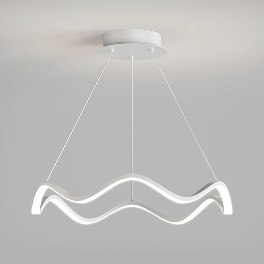 Lampe suspendue à anneau ultra-mince pour illuminer vos repas en famille