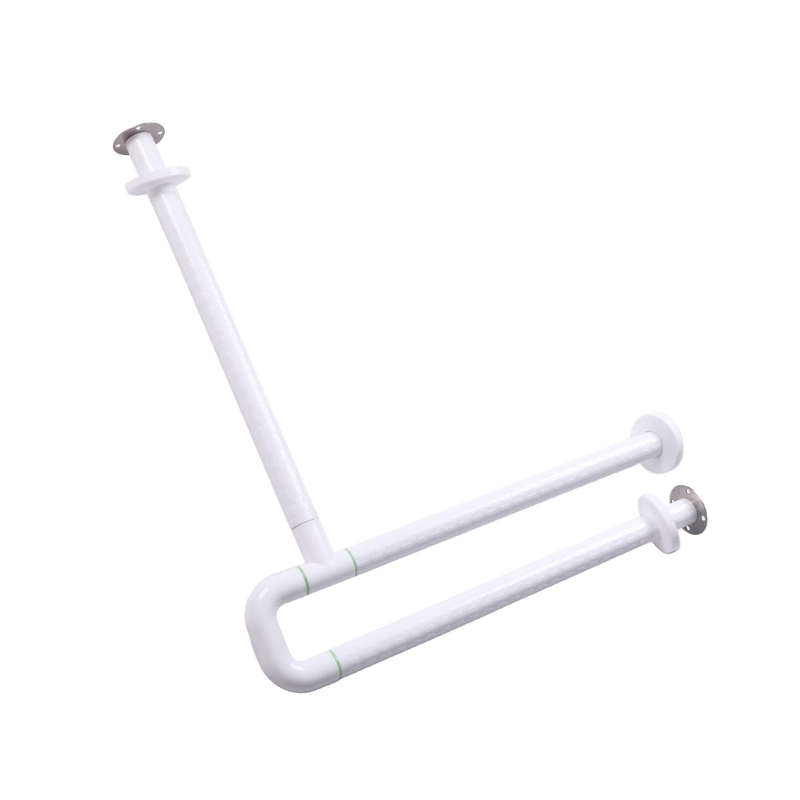 Barra de Seguridad para Inodoro Barra de Apoyo Plegable con Anillo