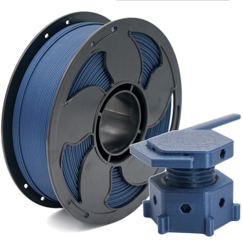 Stone Blue Carbon Fiber 1.75mm PLA Filament High-Intensity for Tools, 1kg (2.2lbs) Spool CF 3D Printer Filament, Easy 3D Printing CF PLA Filament Beginner Friendly