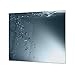 Tulup Panneaux De Cuisine Sur Verre - 100x70 - Mur Blanc De Pierre