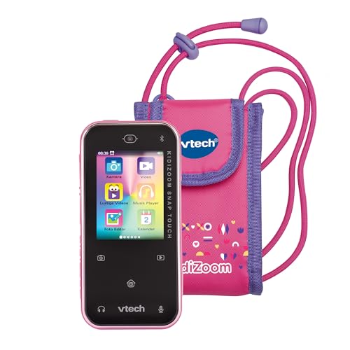 VTech KidiZoom Snap Touch pink inkl. Tragetasche pink - Für Kinder von...