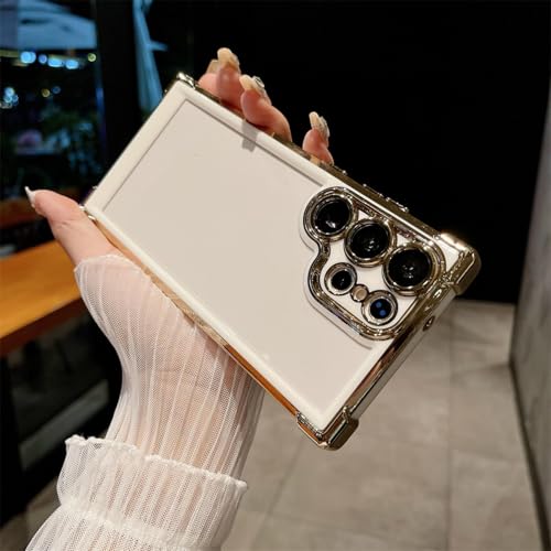 Coque Samsung S23 Plus transparente à dégradé brillant avec support