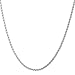 Produktbild U7 Herren lang Halskette - Edelstahl Weizenkette 76cm 3mm breit Gliederkette Spiga Chain Necklace Hip Hop Stil Kette Modeschmuck für Männer Jungen