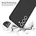 Vanjua Case for Samsung Galaxy S23 (Only), Stylish Liquid Silicone Slim Full-Body Protective Cover Compatible with Samsung Galaxy S23 5G 6.1 Inch Phone Case (Black)