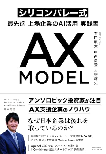 AX MODEL　シリコンバレー式 最先端 上場企業のAI活用 実践書