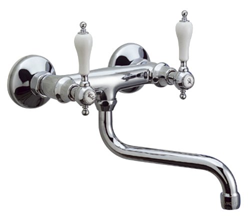 Preisvergleich Produktbild Edle Design Zweigriff Wandarmatur Nostalgie Retro Serie Etros