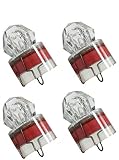 4 Pack LED Deep Sea Unterwasser Diamant Angeln Blinklicht Köder Lure Strobe (Red)