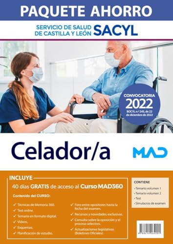 Portada de Paquete Ahorro Celador/a Servicio de Salud de Castilla y León . Ahorra 26€