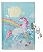 Jewelkeeper Diary with Lock - Secret Journal with Heart Shaped Lock and Key - Unicorn Design Private Notebook for Girls - Great for Kids and Teens - Cute Stationary Set for Girls