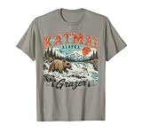 Katmai Alaska Grazer Fat Bear Week Retro Big Bear Stand T-Shirt