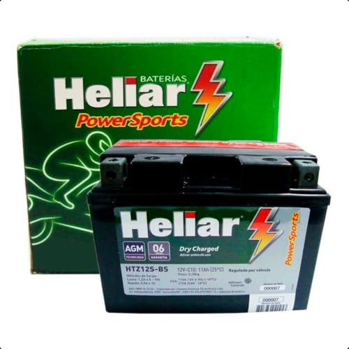 Bateria Moto HTZ12S-BS VTR 1000F NC 700 Heliar 11Ah Selada