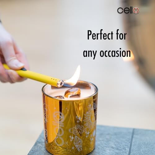 Cello Multi-Coloured Lighters Multipack. 4 X Long Lighters. Long Candle Lighter, Fire Starter & BBQ lighter. Home Accessories & Camping Accessories. Butane Gas Refill Lighter (Sold without Gas).