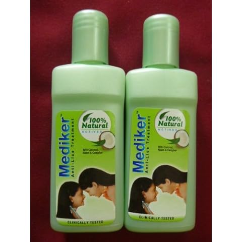 Mediker 2 X Mediker Anti Lice Remover Treatment Head Shampoo 100% Lice Remove 50Ml X 2 = 100Ml Cover