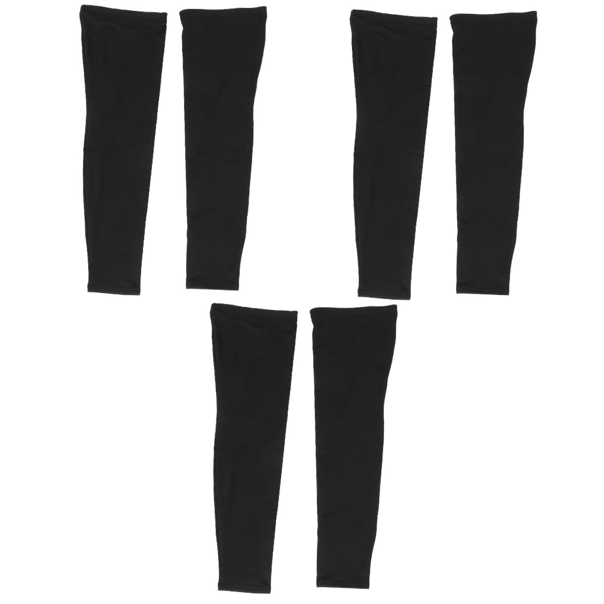 INOOMP 3 Paar Kompressions Wadenmanschetten Outdoor Beinmanschetten Fahrrad Kniewärmer Knieschutz Pelzige Fahrradbeine Fleece Damen Fahrrad Beinmanschette Sport