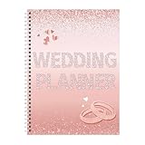 Wezalget ブライドのための結婚式プランナー,結婚計画のためのブライダルブック - チェックリストバインダーノートブック 結婚 思い出 婚約 新郎 パーティー 誕生日 記念日 ブライダル誕生日用