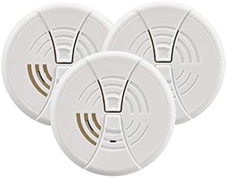 First Alert FG200 Family Gard Basics Smoke Alarm (Pack of 3) | Battery Operated Smoke Detector , White