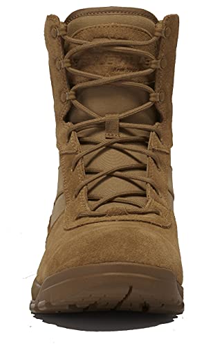 Belleville Spear Point BV518 8 Inch Hot-Weather Lightweight Military Boots for Men - Cattlehide Leather Army Boots - Rubber Traction Outsole - Berry Compliant - Coyote4
