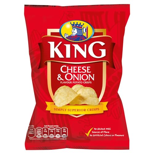 King Cheese & Onion 42g (1.5oz) 5 Pack