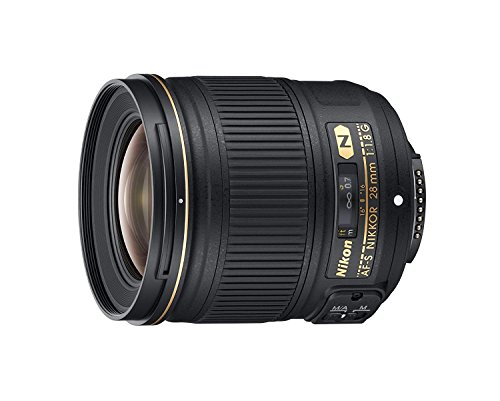 Nikon AF-S Nikkor 28 mm f/1.8G – Appareil Photo (Large, SLR, 11/9, 0,22 x, Noir)