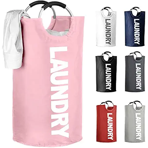 IHOMAGIC 85L Cesta de lavandería plegable Cover