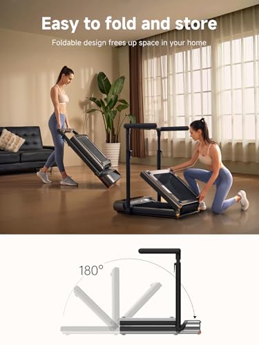 Image of WALKINGPAD Folding Treadmill, 2 in 1 Walking Pad with Handle Bar