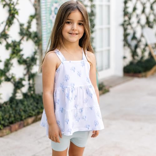 Burt's Bees Baby baby-girls Top and Pant Set, Sleeveless Tunic and Leggings Bundle, 100% Organic Cotton3