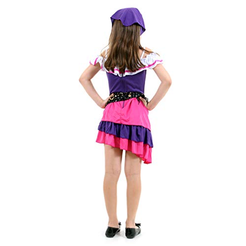 Sulamericana Fantasias Cigana Infantil , G 10/12 Anos, Multicor