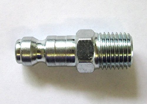 QC CP01 - Steel Parker/Tru-Flate Style 1/4'' Pneumatic Nipple 1/4'' Male Pipe Mates with C01 and C02