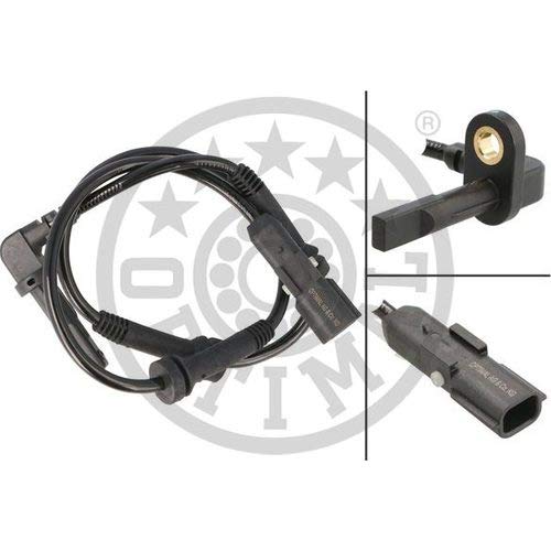 OPTIMAL Capteur ABS 06-S780 Essieu avant Type de capteur: Capteur actif 625mm Compatible avec RENAULT Clio 4 3/5 portes BH Captur J5, H5 Clio 4 Grandtour KH Zoe BFM Clio 4 Van