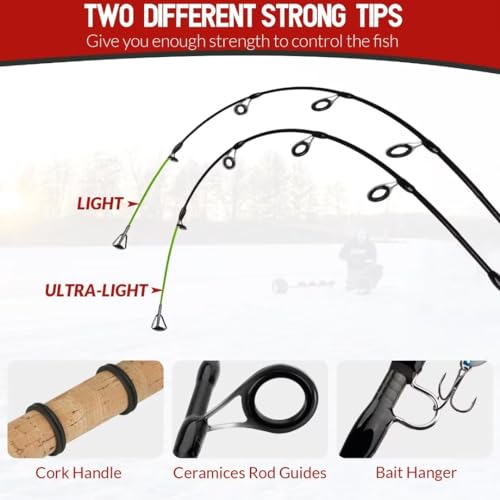 Qualyqualy Ice Fishing Rod And Reel Combo thumb #3