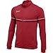 Nike Y Nk Dry Acd21 Trk Jkt K - Giacca sportiva da bambino, Unisex - Bambini, CW6115-657, Rosso/Bianco/Rosso/Bianco, 13-15 Jahre
