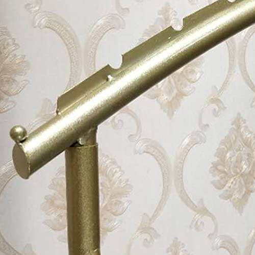 Tringle à vêtements d'intérieur dorée idéale pour sublimer votre chambre