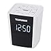 Produktbild Telefunken Uhrenradio R1000 | weiß | 12/ 24h Anzeige | Radiowecker | UKW und digitaler PLL Tuner | Schlummertaste