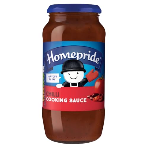 Homepride Chilli Cooking Sauce 485 g Jar (Pack of 1)