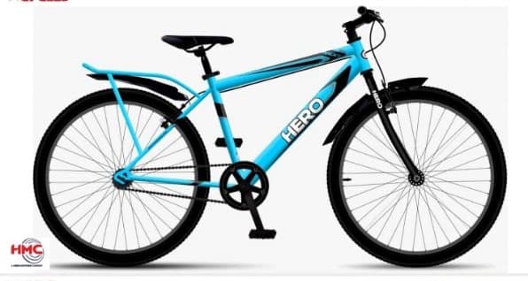 Image of Hero Cycles Next IBC 26 Inch Tire Single Speed Unisex Road Bike Cycle - 18 inch Frame, Ideal for 12+ Years. (Blue)