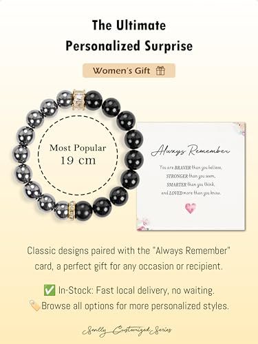 SENLLY Unique Gift Bracelet for Women, Crystal Beaded Stretch Jewelry - image 4