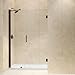 DreamLine SHDR-20477210C Unidoor 47 to 48 Inch Frameless Hinged Shower Door