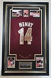 henry trikot AFTAL-zertifiziert. Seltenes Trikot mit Autogramm, Thierry Henry von Arsenal, letztes Spiel in Highbury