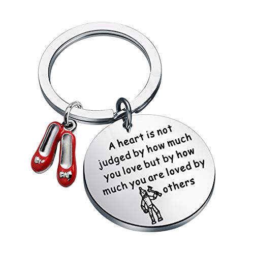 BLEOUK The Wizard of Oz Gifts Inspirational Gift for Women Encouragement Keychain Wizard of Oz Jewelry (Wizard of Oz ky)