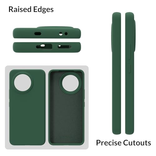 Image of SPRIG Compatible with Mi 14 Civi Premium SilkTone Back Cover Drop Tested Shock Proof Mobile Case for Men, Women, Boys and Girls with Camera Protection (Green)