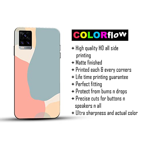 Image of COLORflow Back Cover Compatible with Vivo V20 | Beautiful Stone Marble | Designer Printed Hard CASE Bumper Back Cover Compatible with Vivo V20