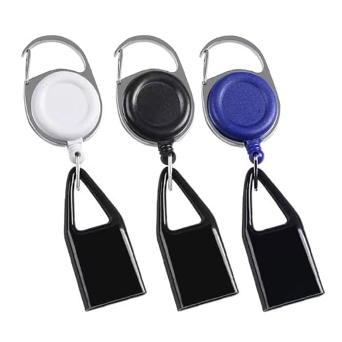 XPEX 3 pièces Porte Briquet lot briquet Extensible Briquets avec Cordon Rétractable Compatible avec Briquets et Jetables Pratique et Anti-Perte