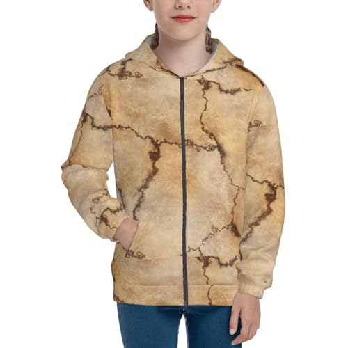 Stone Kids Pullover Hoodies Boys Zip Up Sweatshirts Girls Athletic Clothes with Pocket3