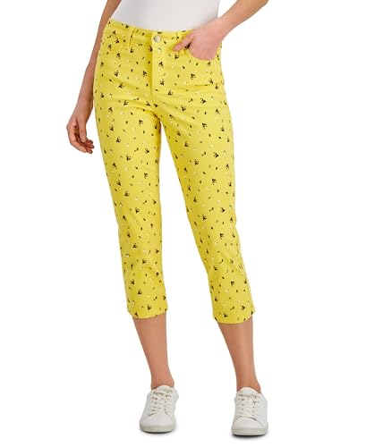 Charter CIub Floret Denim Bristol Capri Pants