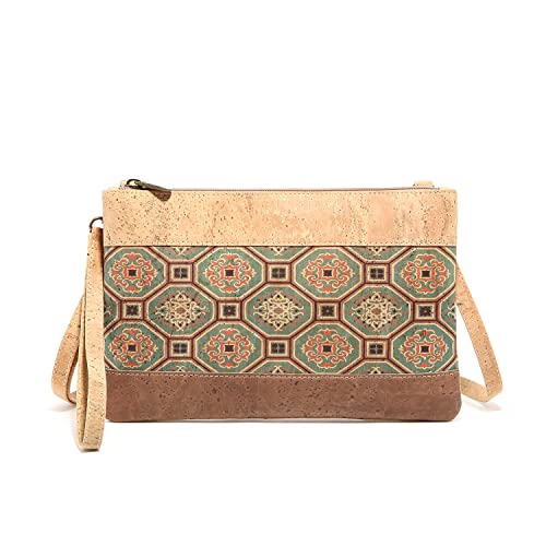 MENKAI-Bolso Bandolera Corcho,Bolso de Hombro...