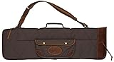 Browning 1413886912 Lona Canvas/Leather Over/Under Takedown Case, Flint/Brown, 35