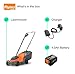 Flymo 18V SimpliMow 300 4.0Ah Battery Cordless Lawnmower with Battery and Charger, Cuts up to 150m², Close to Edge Cutting, Lightweight, Easy to Empty